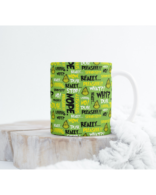 Grinch Nope Coffee Mug image 0